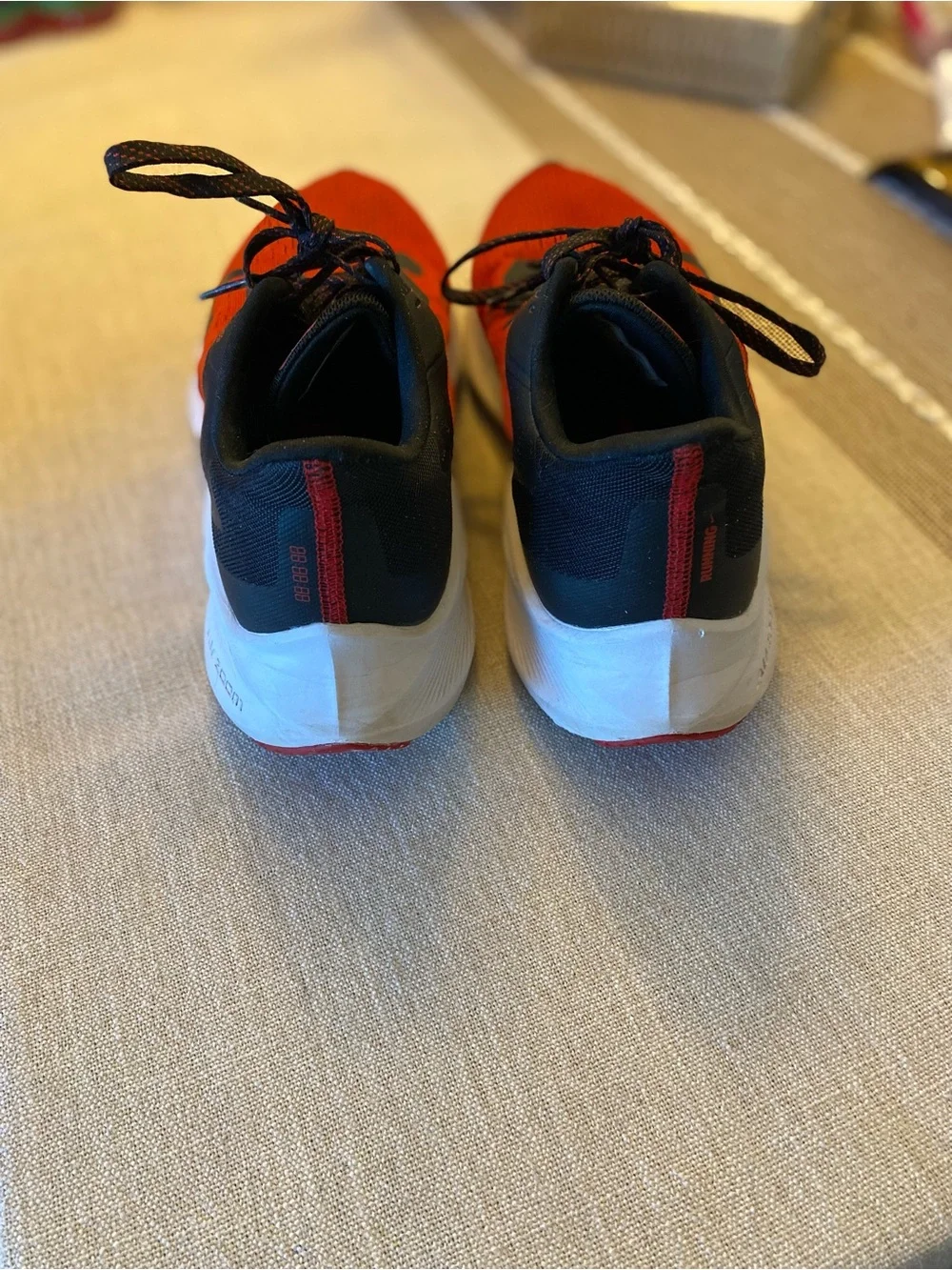 Nike Red and Black Men's Running Sneakers